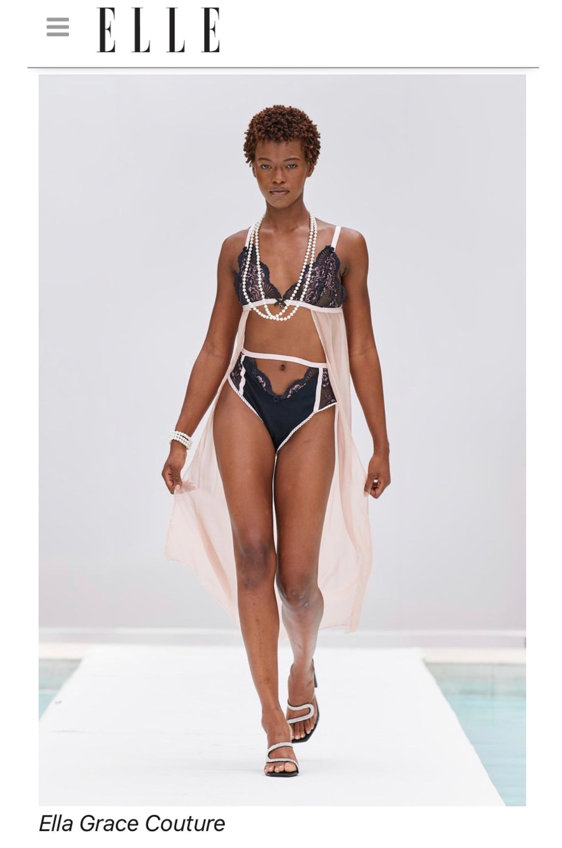 Ella Grace Couture Featured in Elle Slovenija!